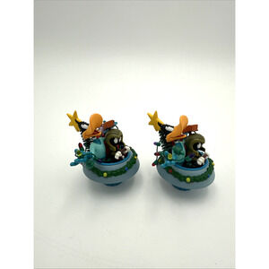 2 Looney Tunes Duffy Duck And Marvin The Martian Ornament